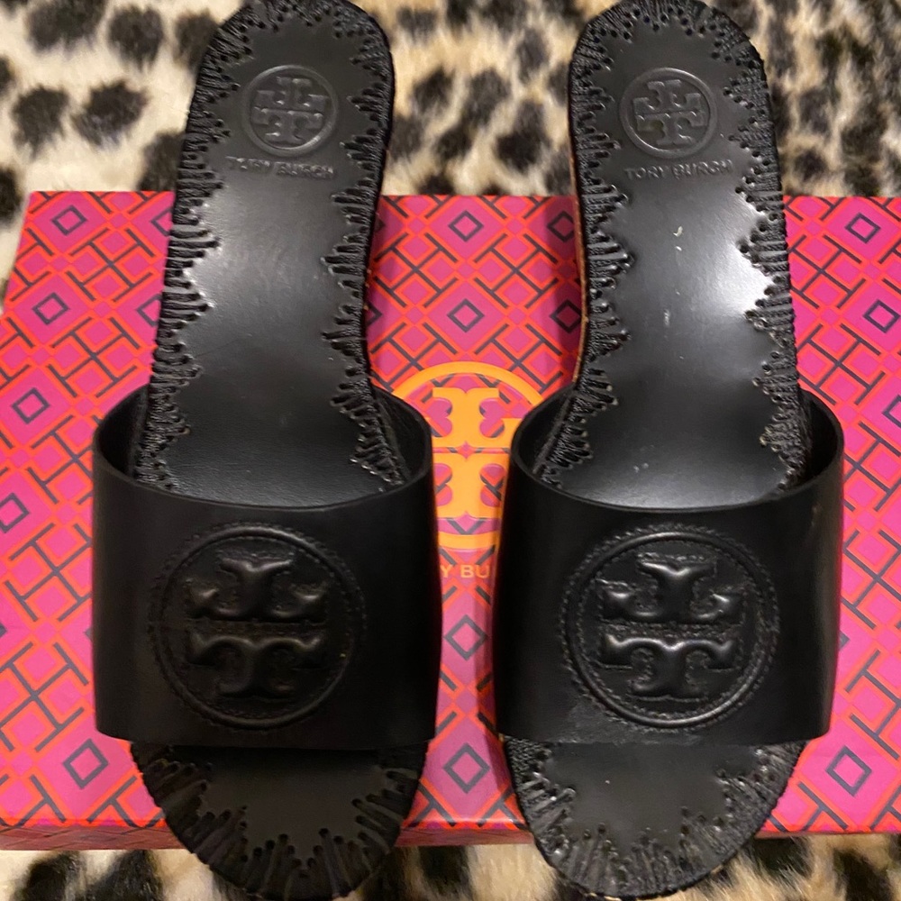 Tory Burch Patty Wedge Slides